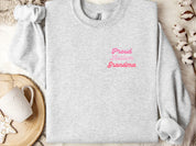 Rainbow Autism Grandma Sweatshirt-Ash-Neurodiversity, ADHD & Autism Awareness & Acceptance Sweatshirt by Daily Bloom
