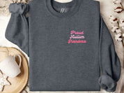 Rainbow Autism Grandma Sweatshirt-Dark Heather-Neurodiversity, ADHD & Autism Awareness & Acceptance Sweatshirt by Daily Bloom