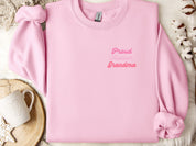 Rainbow Autism Grandma Sweatshirt-Light Pink-Neurodiversity, ADHD & Autism Awareness & Acceptance Sweatshirt by Daily Bloom