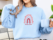 Rainbow Autism Sister Sweatshirt-Neurodiversity, ADHD & Autism Awareness & Acceptance Sweatshirt by Daily Bloom