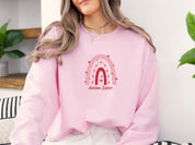 Rainbow Autism Sister Sweatshirt-Neurodiversity, ADHD & Autism Awareness & Acceptance Sweatshirt by Daily Bloom