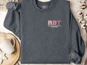 RBT College Sweatshirt-Dark Heather-Neurodiversity, ADHD & Autism Awareness & Acceptance Sweatshirt by Daily Bloom