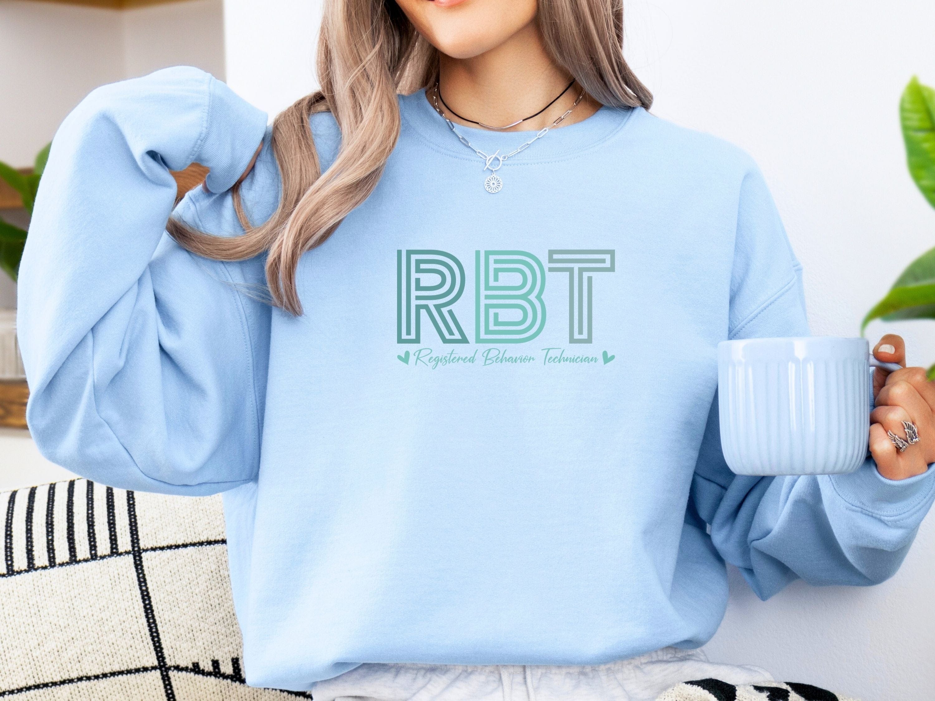 RBT Geometric Sweatshirt-Neurodiversity, ADHD & Autism Awareness & Acceptance Sweatshirt by Daily Bloom