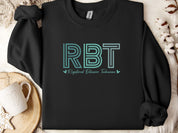 RBT Geometric Sweatshirt-Black-Neurodiversity, ADHD & Autism Awareness & Acceptance Sweatshirt by Daily Bloom