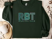 RBT Geometric Sweatshirt-Forest Green-Neurodiversity, ADHD & Autism Awareness & Acceptance Sweatshirt by Daily Bloom