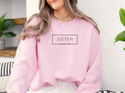 Sister Box Sweatshirt-Neurodiversity, ADHD & Autism Awareness & Acceptance Sweatshirt by Daily Bloom