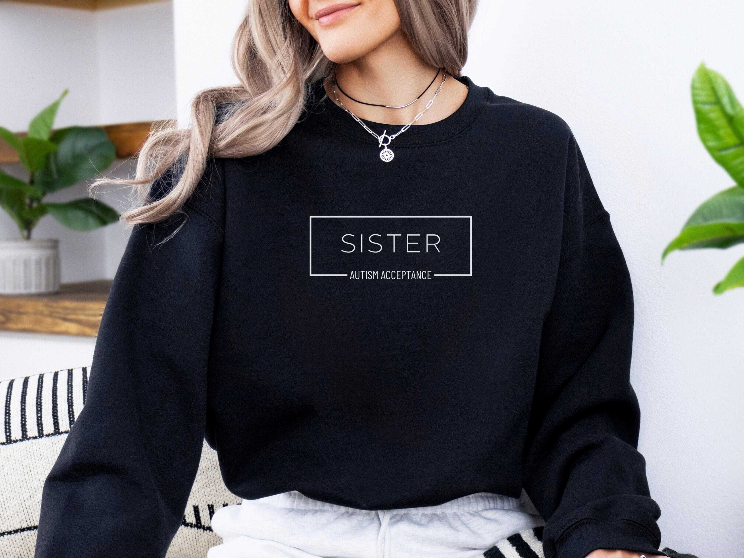 Sister Box Sweatshirt-Neurodiversity, ADHD & Autism Awareness & Acceptance Sweatshirt by Daily Bloom
