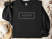 Sister Box Sweatshirt-Black-Neurodiversity, ADHD & Autism Awareness & Acceptance Sweatshirt by Daily Bloom