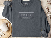 Sister Box Sweatshirt-Dark Heather-Neurodiversity, ADHD & Autism Awareness & Acceptance Sweatshirt by Daily Bloom
