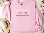 Sister Box Sweatshirt-Light Pink-Neurodiversity, ADHD & Autism Awareness & Acceptance Sweatshirt by Daily Bloom