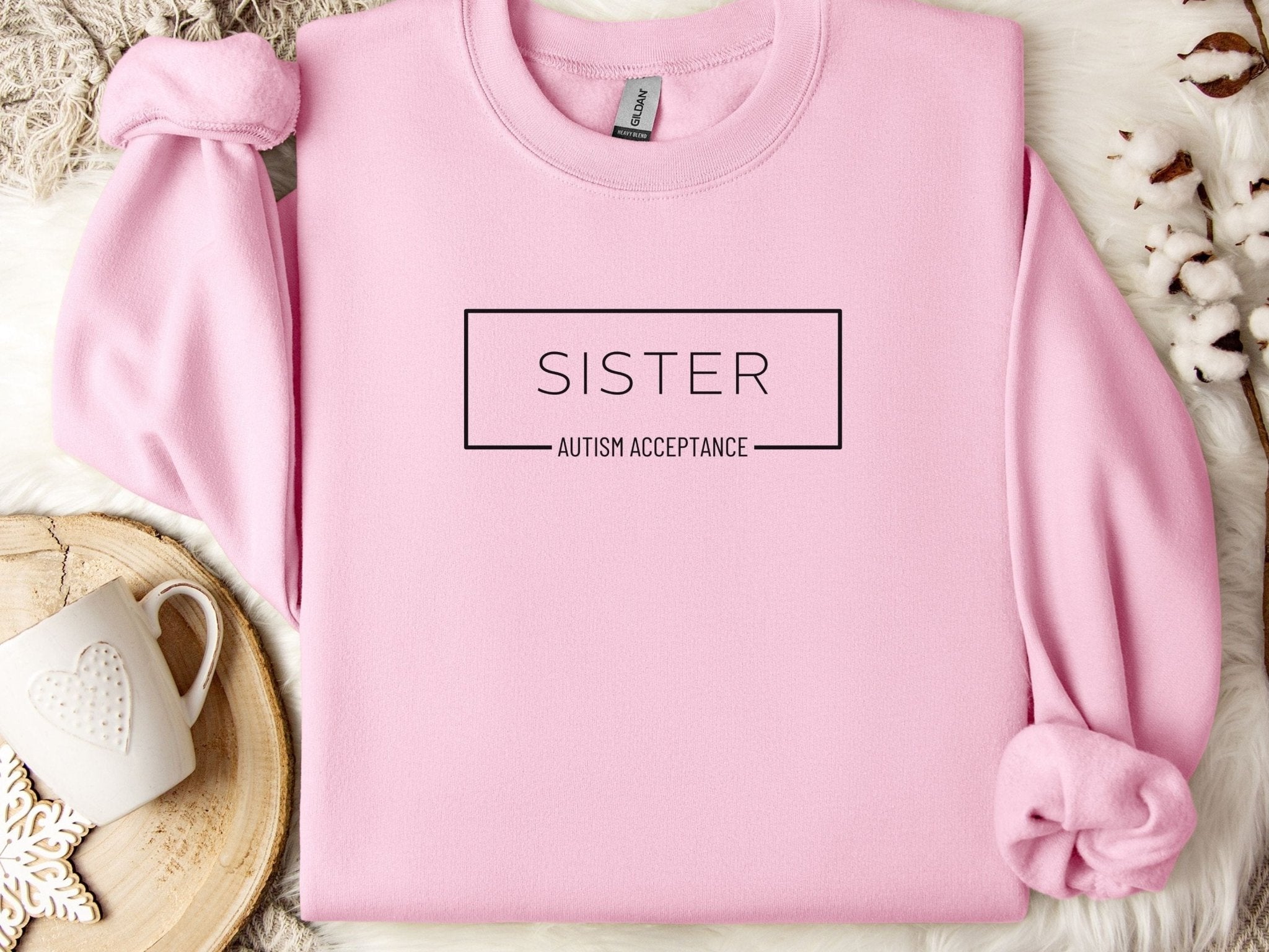 Autism Sweatshirt - Sister Box Sweatshirt - Daily Bloom
