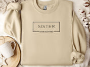 Sister Box Sweatshirt-Sand-Neurodiversity, ADHD & Autism Awareness & Acceptance Sweatshirt by Daily Bloom