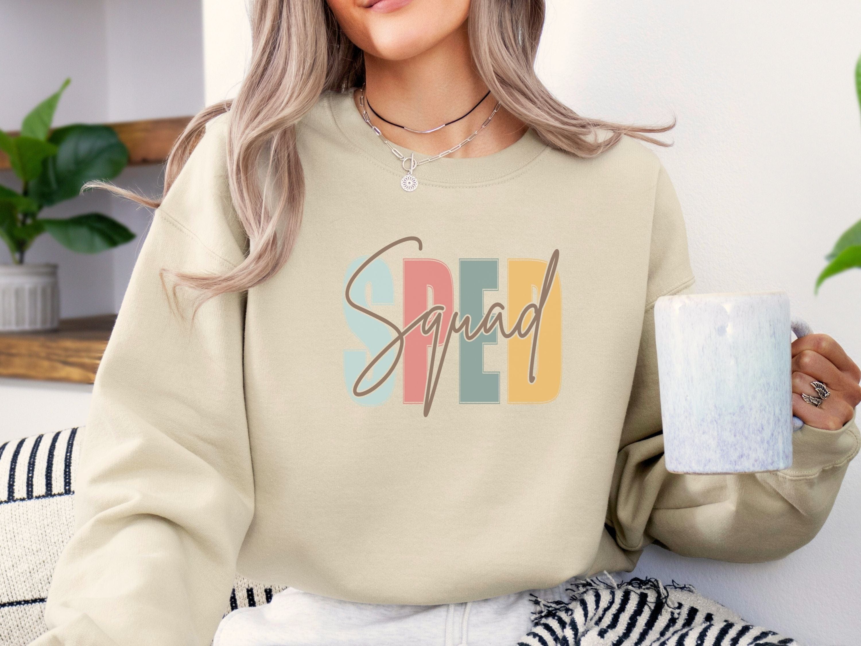 SPED Squad - Special Education Sweatshirt-Neurodiversity, ADHD & Autism Awareness & Acceptance Sweatshirt by Daily Bloom