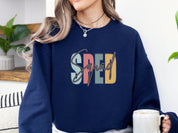SPED Squad - Special Education Sweatshirt-Neurodiversity, ADHD & Autism Awareness & Acceptance Sweatshirt by Daily Bloom