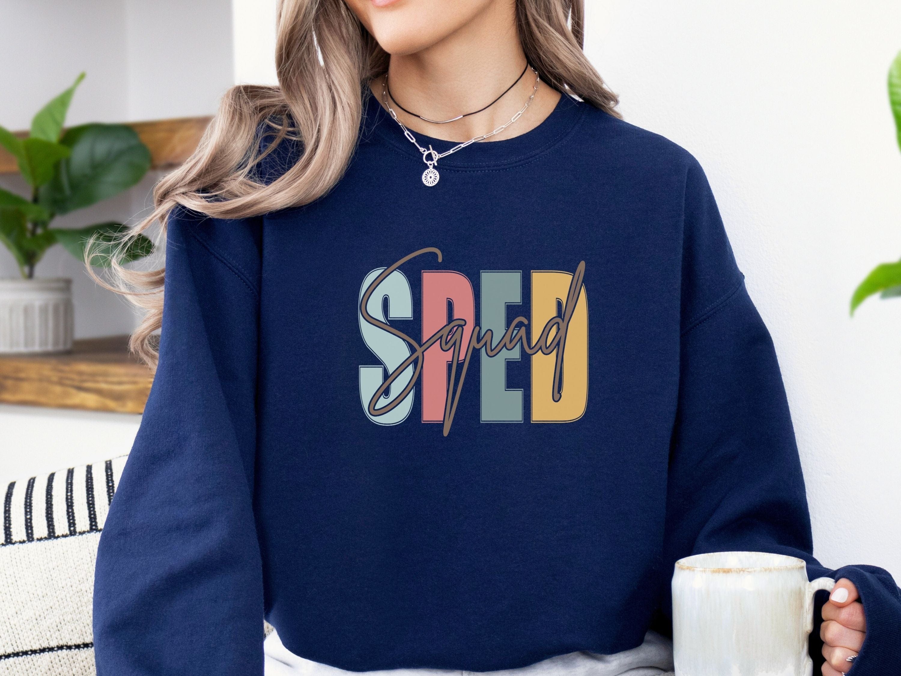 SPED Squad - Special Education Sweatshirt-Neurodiversity, ADHD & Autism Awareness & Acceptance Sweatshirt by Daily Bloom