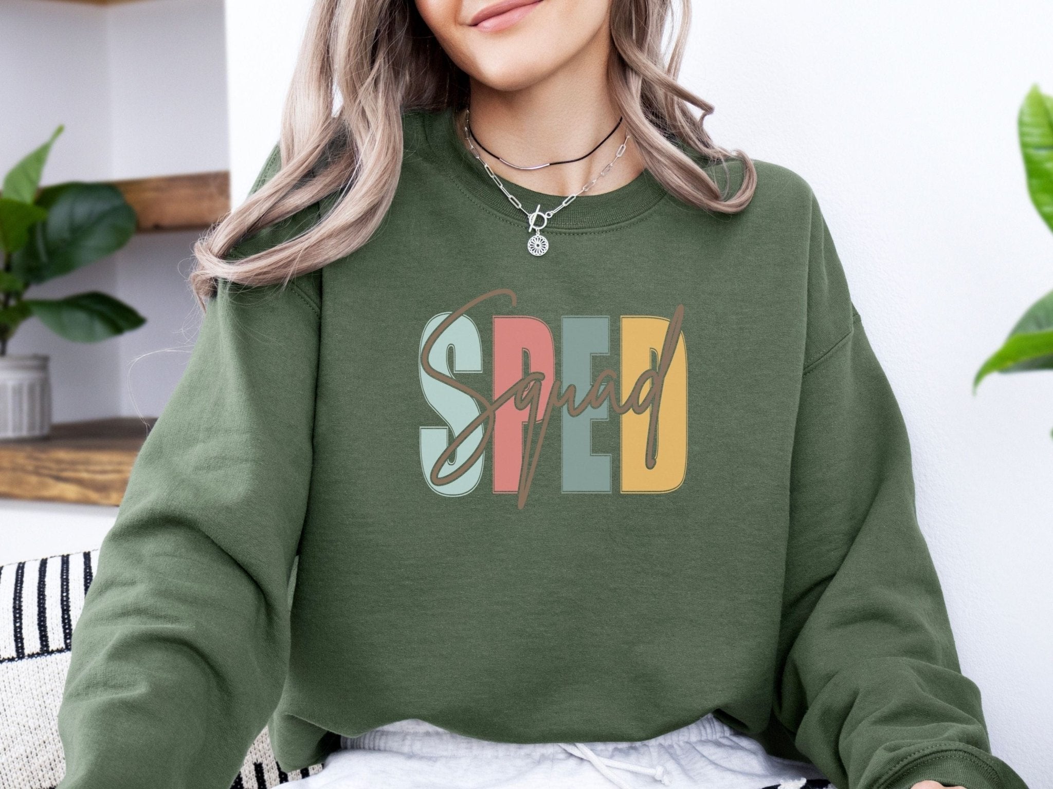 Autism Sweatshirt - SPED Squad - Special Education Sweatshirt - Daily Bloom