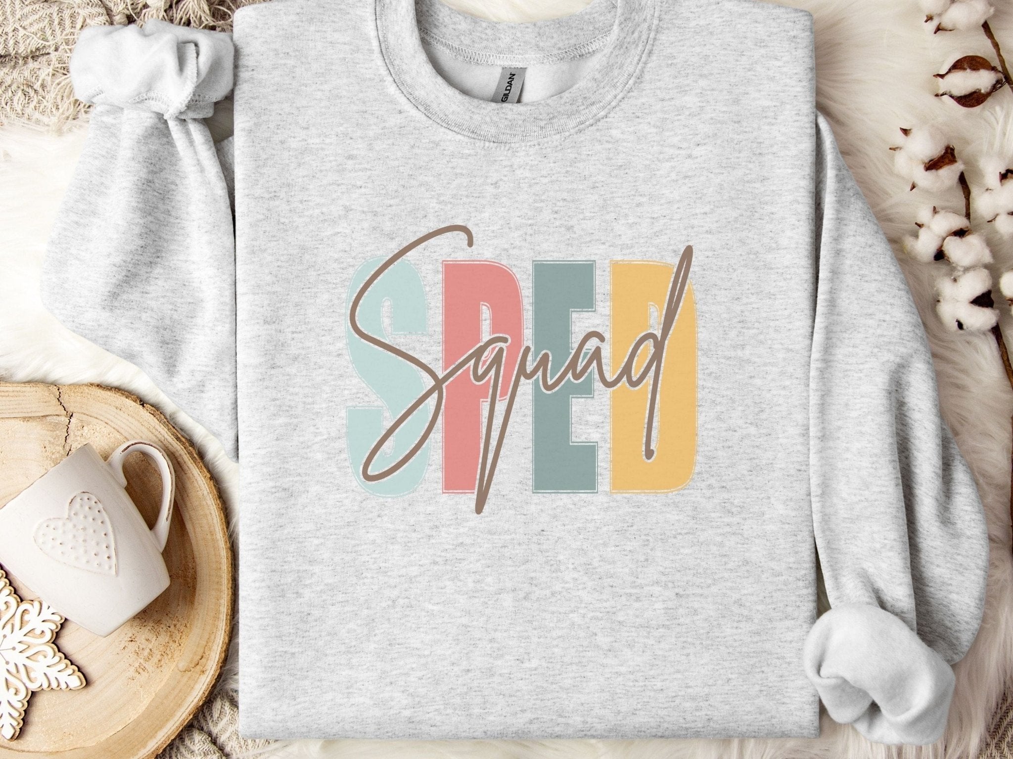 Autism Sweatshirt - SPED Squad - Special Education Sweatshirt - Daily Bloom