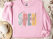 SPED Squad - Special Education Sweatshirt-Light Pink-Neurodiversity, ADHD & Autism Awareness & Acceptance Sweatshirt by Daily Bloom