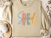 SPED Squad - Special Education Sweatshirt-Sand-Neurodiversity, ADHD & Autism Awareness & Acceptance Sweatshirt by Daily Bloom