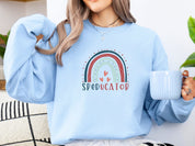 SPEDucator Boho Rainbow Sweatshirt-Neurodiversity, ADHD & Autism Awareness & Acceptance Sweatshirt by Daily Bloom
