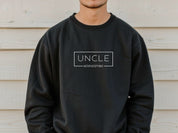 Uncle Autism Acceptance Box Sweatshirt-Neurodiversity, ADHD & Autism Awareness & Acceptance Sweatshirt by Daily Bloom