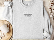 Your Words Matter Sweatshirt-Ash-Neurodiversity, ADHD & Autism Awareness & Acceptance Sweatshirt by Daily Bloom