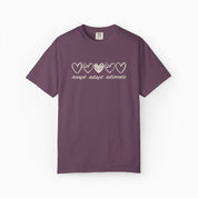 Autism T-Shirt By Daily Bloom Accept Adapt Advocate Comfort Colors Tee Berry / S