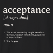 Autism T-Shirt By Daily Bloom Acceptance Definition Tee