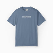 Autism T-Shirt By Daily Bloom Acceptance Statement Comfort Colors Tee Blue Jean / S