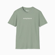 Autism T-Shirt By Daily Bloom Acceptance Statement Tag-Free Tee Sage / S