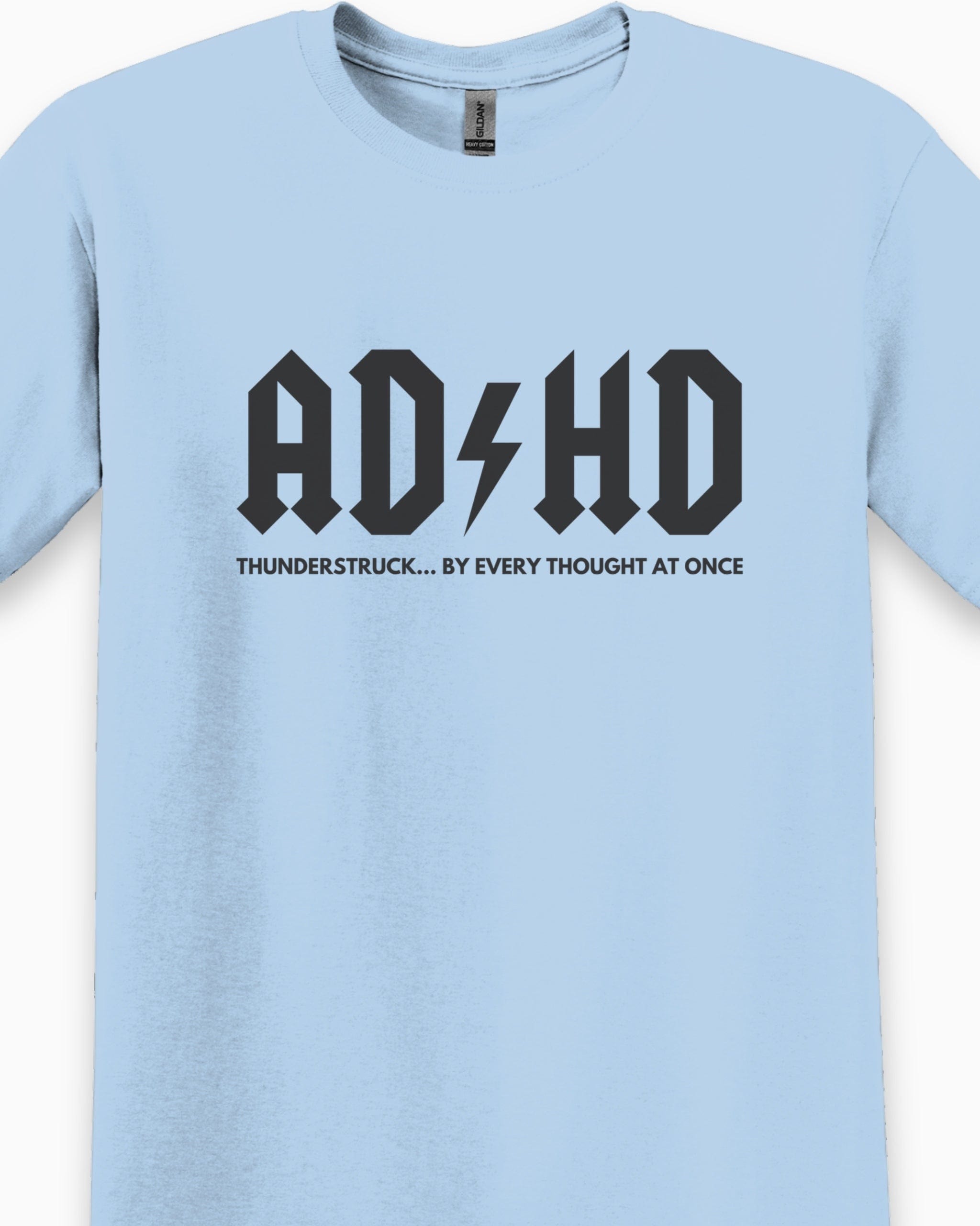 HD Thunderstruck Tee-Neurodiversity, ADHD & Autism Awareness & Acceptance T-Shirt by Daily Bloom