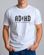 AD/HD Thunderstruck Tee-Neurodiversity, ADHD & Autism Awareness & Acceptance T-Shirt by Daily Bloom