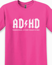 AD/HD Thunderstruck Tee-Neurodiversity, ADHD & Autism Awareness & Acceptance T-Shirt by Daily Bloom