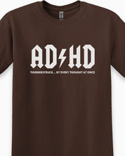 AD/HD Thunderstruck Tee-Neurodiversity, ADHD & Autism Awareness & Acceptance T-Shirt by Daily Bloom