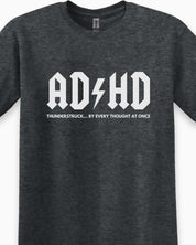 AD/HD Thunderstruck Tee-Neurodiversity, ADHD & Autism Awareness & Acceptance T-Shirt by Daily Bloom