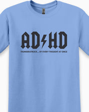 AD/HD Thunderstruck Tee-Neurodiversity, ADHD & Autism Awareness & Acceptance T-Shirt by Daily Bloom