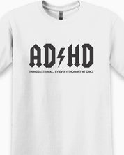 AD/HD Thunderstruck Tee-Neurodiversity, ADHD & Autism Awareness & Acceptance T-Shirt by Daily Bloom