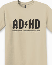 AD/HD Thunderstruck Tee-Neurodiversity, ADHD & Autism Awareness & Acceptance T-Shirt by Daily Bloom