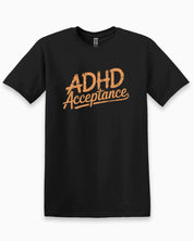 Autism T-Shirt By Daily Bloom ADHD Acceptance Grunge Style Tee Black / S