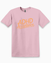 Autism T-Shirt By Daily Bloom ADHD Acceptance Grunge Style Tee Light Pink / S