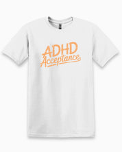 Autism T-Shirt By Daily Bloom ADHD Acceptance Grunge Style Tee White / S