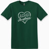 Autism T-Shirt - ADHD Acceptance Love Heart Sketch Tee - Daily Bloom