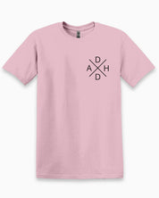 Autism T-Shirt By Daily Bloom ADHD Cross Tee Light Pink / S