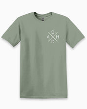 Autism T-Shirt By Daily Bloom ADHD Cross Tee Sage / S