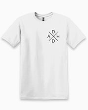 Autism T-Shirt By Daily Bloom ADHD Cross Tee White / S