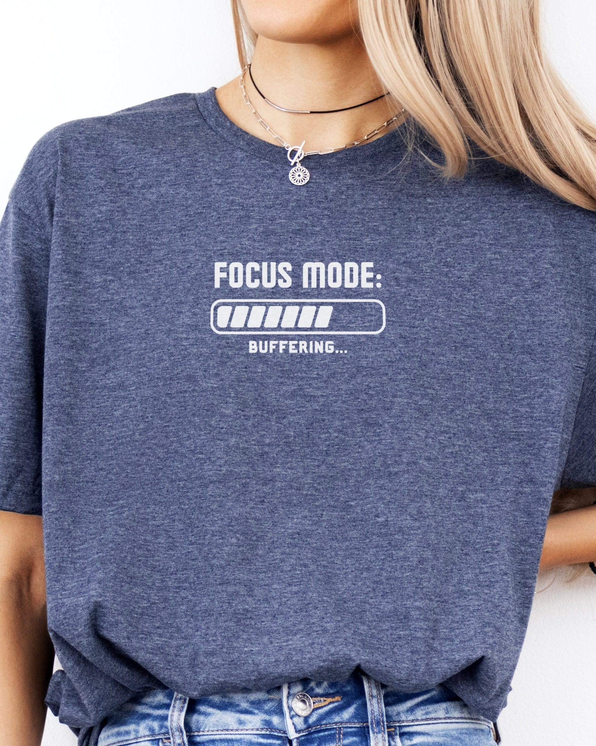 Autism T-Shirt By Daily Bloom ADHD Focus Mode Buffering Tee