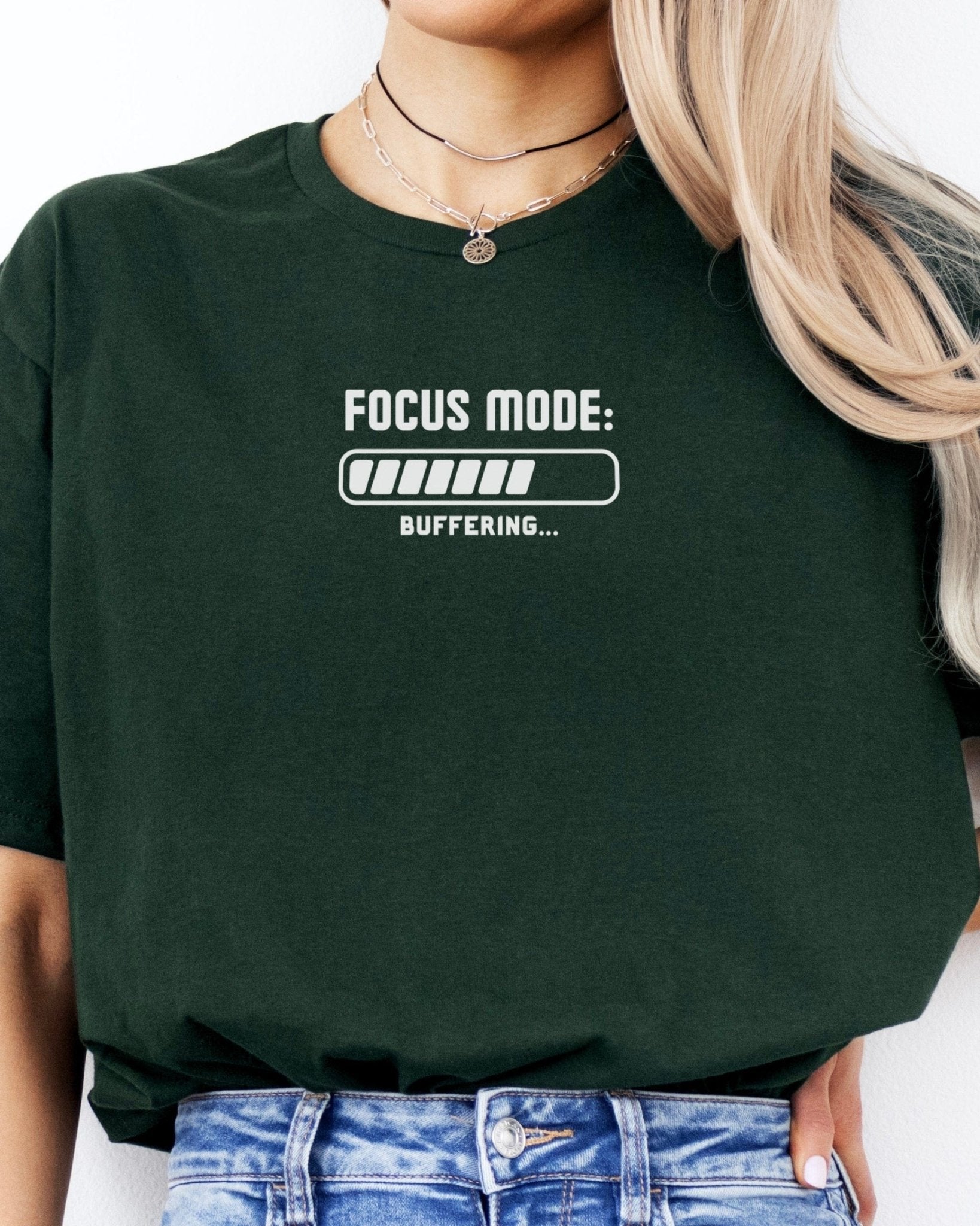 Autism T-Shirt - ADHD Focus Mode Buffering Tee - Daily Bloom