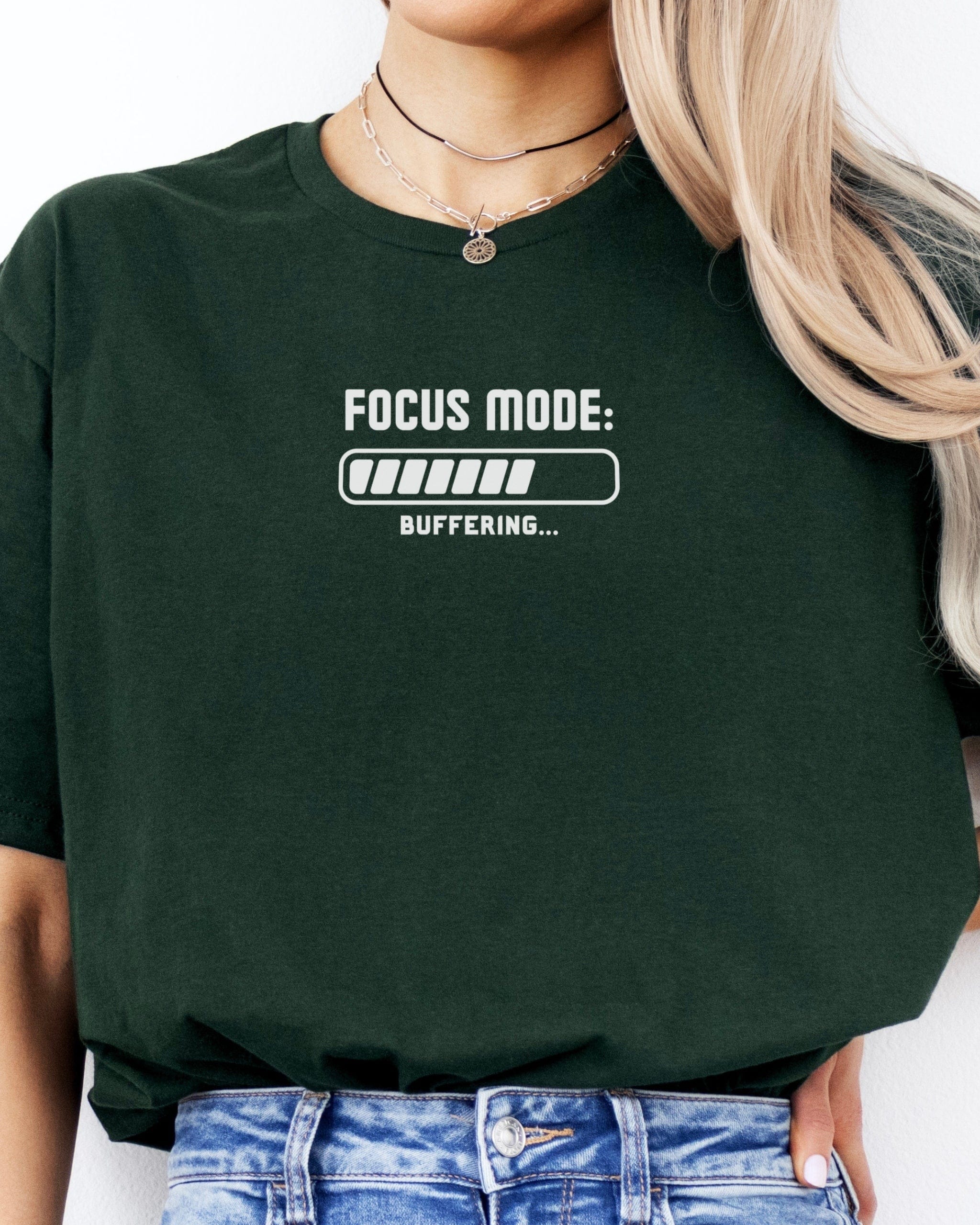 Autism T-Shirt By Daily Bloom ADHD Focus Mode Buffering Tee