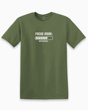 Autism T-Shirt By Daily Bloom ADHD Focus Mode Buffering Tee Military Green / S