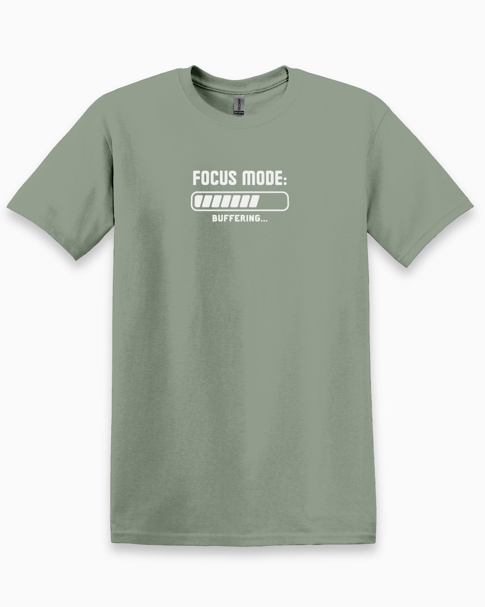 Autism T-Shirt By Daily Bloom ADHD Focus Mode Buffering Tee Sage / S